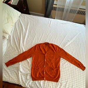 Men’s Alfani Rust Orange Cardigan - Size M